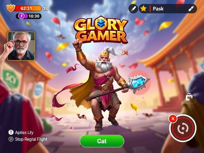Glory Gamer Mobile Game Interface